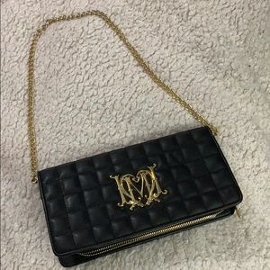 Moschino black shoulder bag